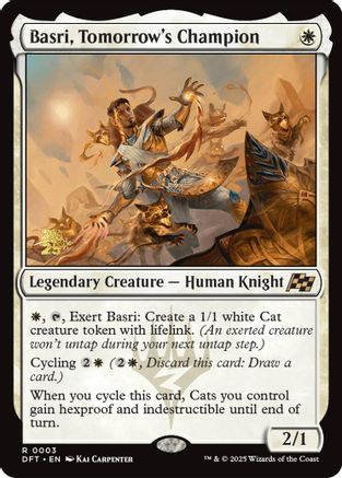 Basri, Tomorrow's Champion (PRE-003) - Prerelease Cards Foil