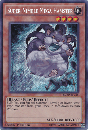 Super-Nimble Mega Hamster [LC5D-EN226] Secret Rare - Josh's Cards