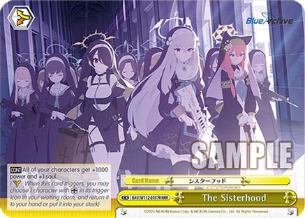 The Sisterhood (RRR) (BAV/W112-E037R RRR) - Blue Archive