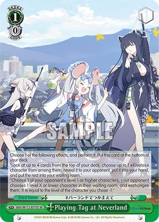 Playing Tag at Neverland (SR) (BAV/W112-E073S SR) - Blue Archive