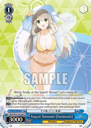 Izayoi Nonomi (Swimsuit) (BAV/W112-E133 C) - Blue Archive