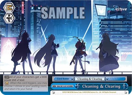 Cleaning & Clearing (RRR) (BAV/W112-E141R RRR) - Blue Archive