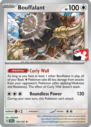 Bouffalant 119/142 - Prize Pack Series Cards