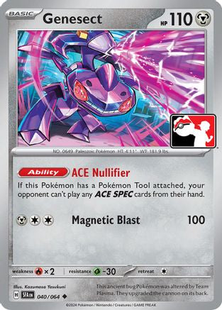 Genesect 040/064 - Prize Pack Series Cards Holofoil