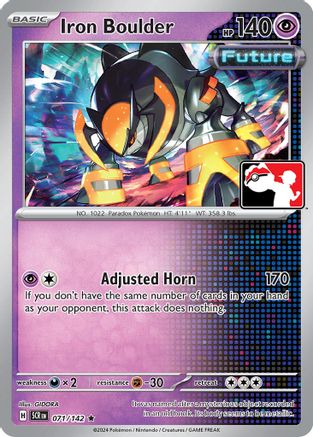 Iron Boulder 071/142 - Prize Pack Series Cards Holofoil