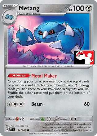 Metang 114/162 - Prize Pack Series Cards Holofoil