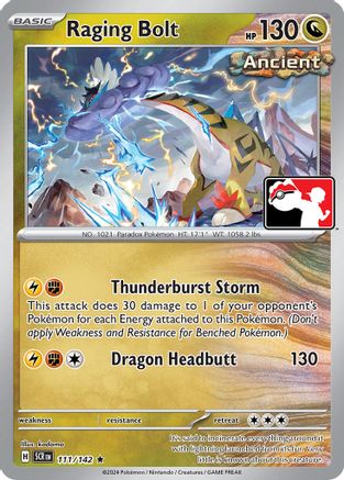 Raging Bolt 111/142 - Prize Pack Series Cards