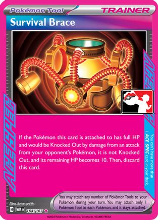 Survival Brace 164 - Prize Pack Series Cards Holofoil
