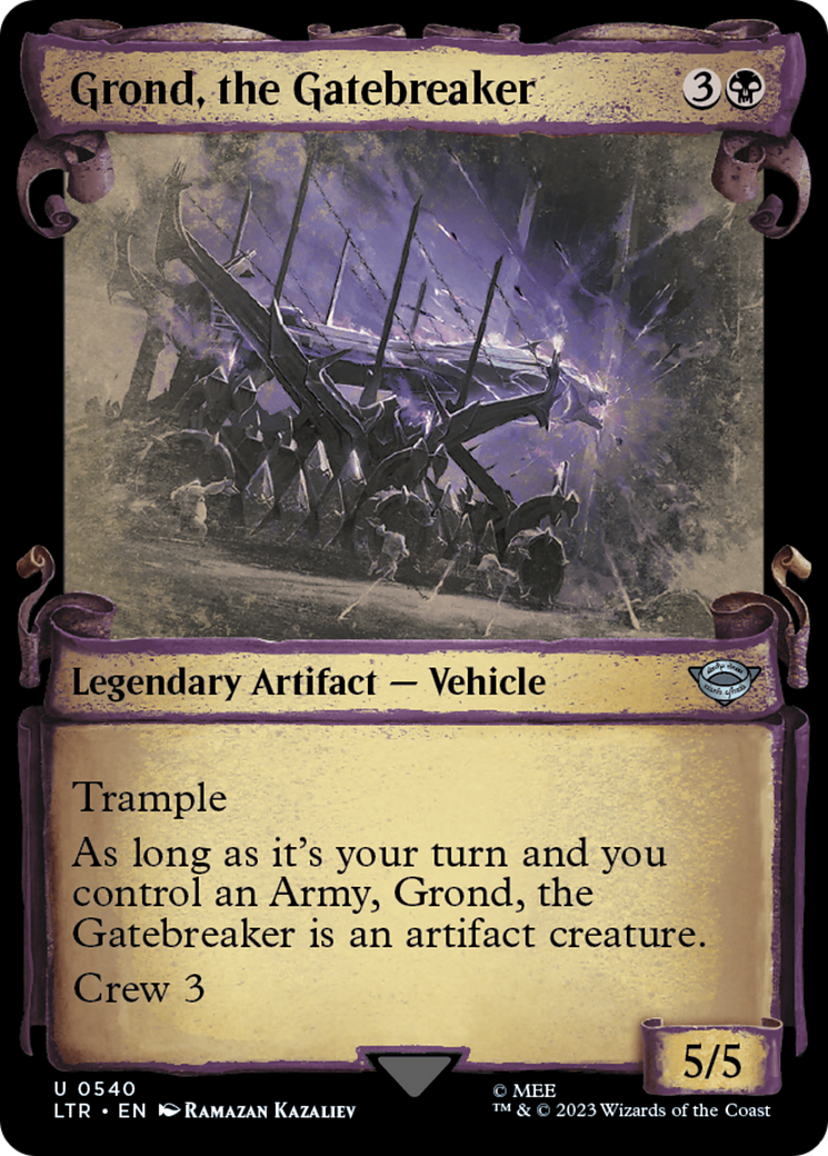 Grond, the Gatebreaker (LTR-540) - The Lord of the Rings: Tales of Middle-earth: (Showcase)