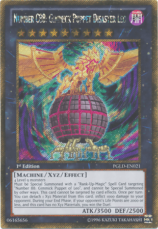 Number C88: Gimmick Puppet Disaster Leo [PGLD-EN021] Gold Secret Rare - Josh's Cards