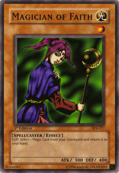 Magician of Faith [SDJ-017] Common - Josh's Cards