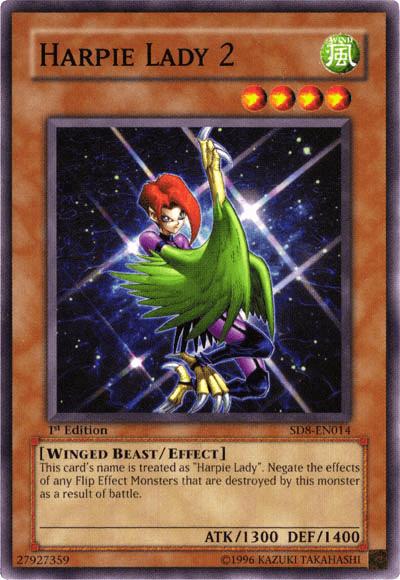 Harpie Lady 2 [SD8-EN014] Common - Josh's Cards
