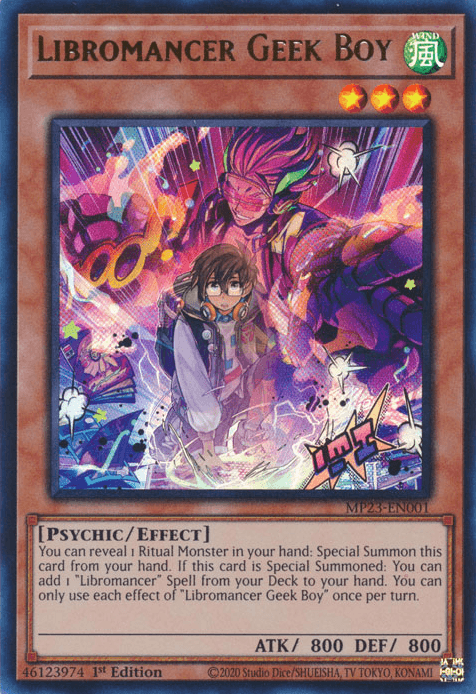 Libromancer Geek Boy [MP23-EN001] Ultra Rare - Josh's Cards