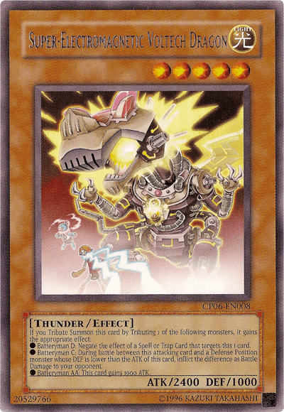 Super-Electromagnetic Voltech Dragon [CP06-EN008] Rare - Josh's Cards