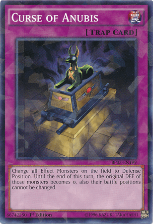 Curse of Anubis [BP03-EN199] Shatterfoil Rare - Josh's Cards