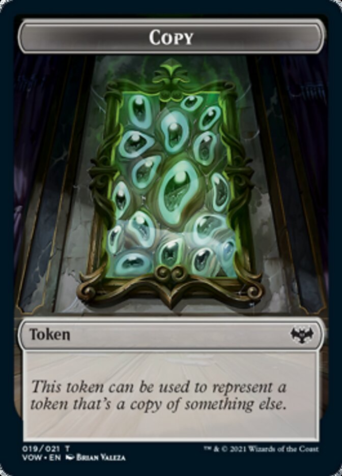 Spirit (002) // Copy Double-Sided Token [Innistrad: Crimson Vow Tokens] Foil