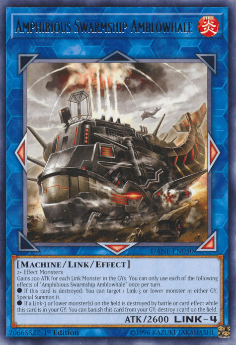 Amphibious Swarmship Amblowhale [DANE-EN050] Rare - Josh's Cards