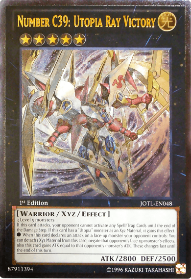 Number C39: Utopia Ray Victory (UTR) [JOTL-EN048] Ultimate Rare - Josh's Cards