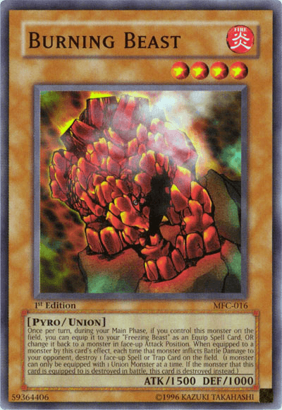 Burning Beast [MFC-016] Common - Josh's Cards