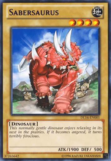 Sabersaurus (Purple) [DL16-EN001] Rare - Josh's Cards