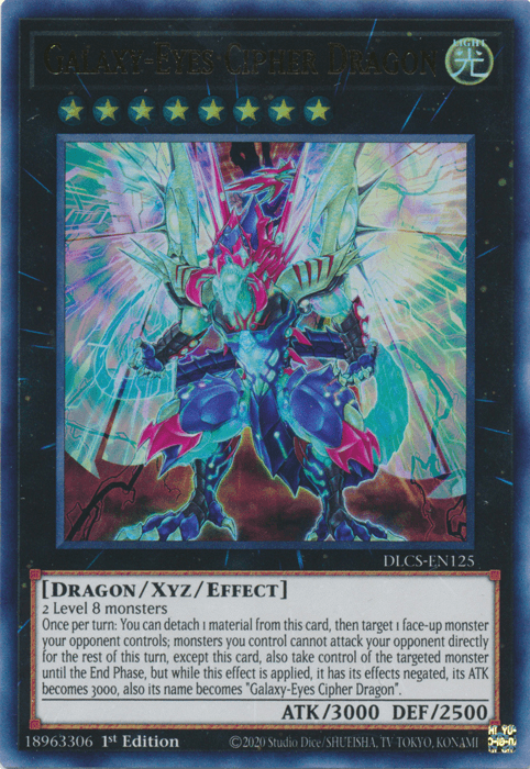 Galaxy-Eyes Cipher Dragon [DLCS-EN125] Ultra Rare - Josh's Cards