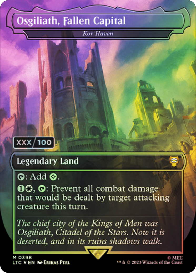 Kor Haven (LTC-398Z) - Tales of Middle-earth Commander / Osgiliath, Fallen Capital (Borderless) Foil