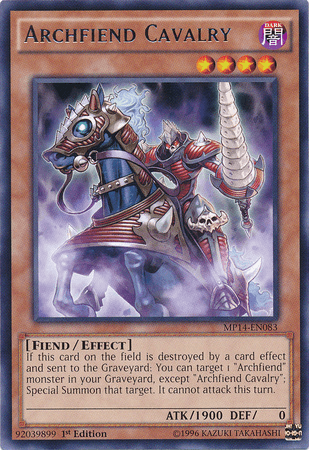 Archfiend Cavalry [MP14-EN083] Rare - Josh's Cards