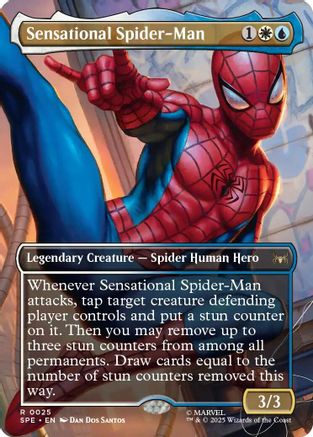 Sensational Spider-Man (Borderless) (SPE, MAR-025) - Marvel's Spider-Man: Eternal-Legal