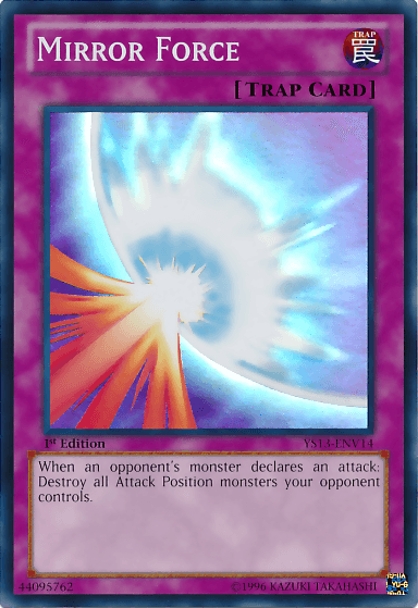 Mirror Force [YS13-ENV14] Super Rare - Josh's Cards