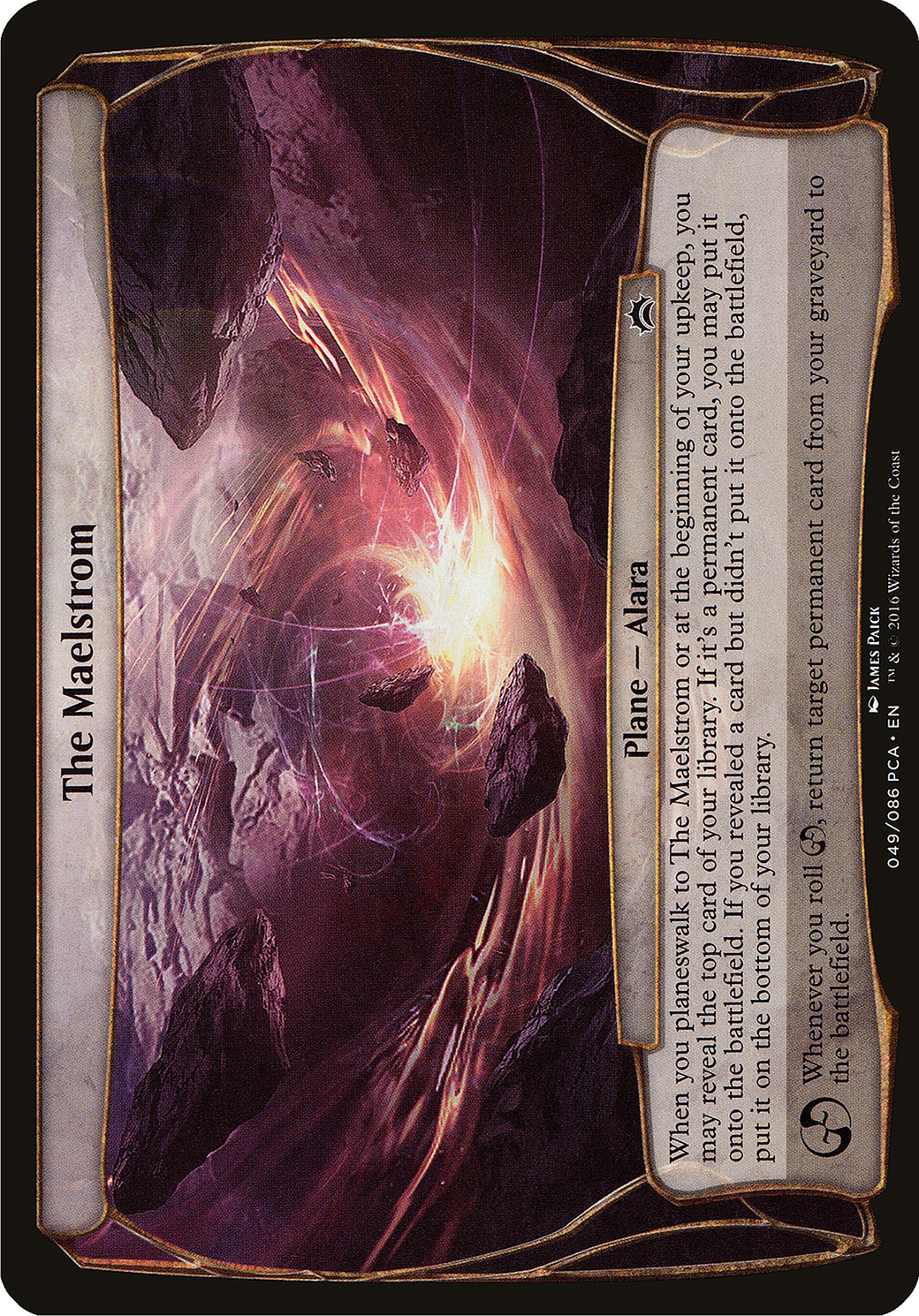 The Maelstrom (OVER-049) - Planechase Anthology Planes