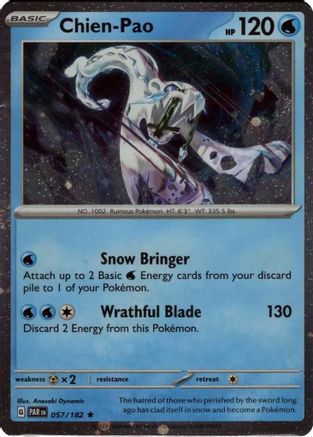 Chien-Pao (Cosmos Holo) 057/182 - Miscellaneous Cards & Products Holofoil