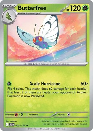 Butterfree 003/159 - SV09 Journey Together Holofoil