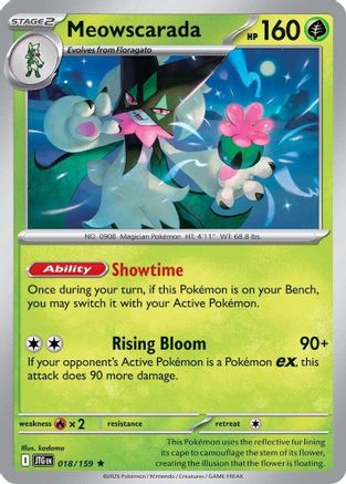 Meowscarada 018/159 - SV09 Journey Together Reverse Holofoil