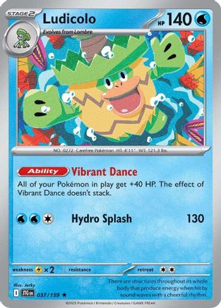 Ludicolo 037/159 - SV09 Journey Together Reverse Holofoil
