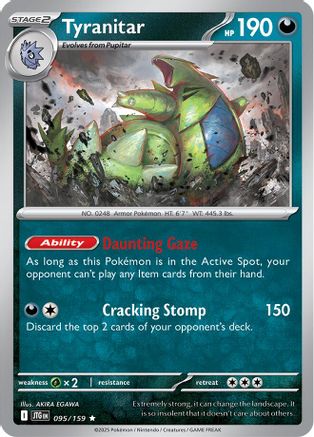 Tyranitar 095/159 - SV09 Journey Together Holofoil