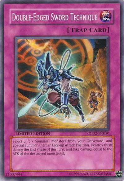 Double-Edged Sword Technique [GLD2-EN050] Common - Josh's Cards