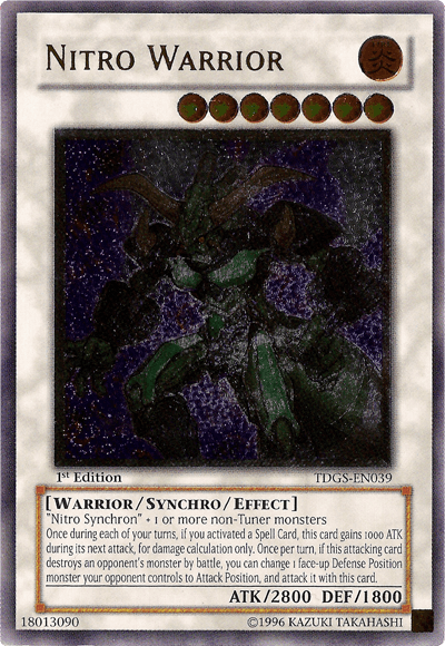 Nitro Warrior [TDGS-EN039] Ultimate Rare - Josh's Cards