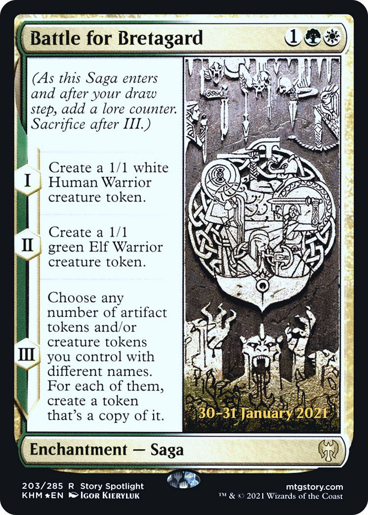 Battle for Bretagard (PRE-203S) - Kaldheim Promos Foil