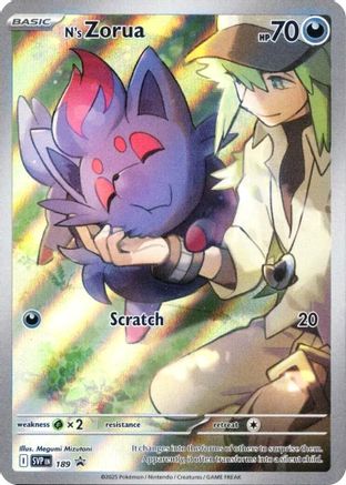 N's Zorua 189 - SV Scarlet & Violet Promo Cards Holofoil