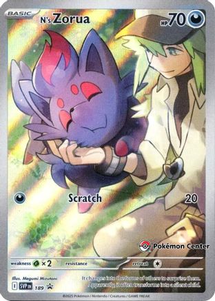 N's Zorua 189 - SV Scarlet & Violet Promo Cards - Holofoil