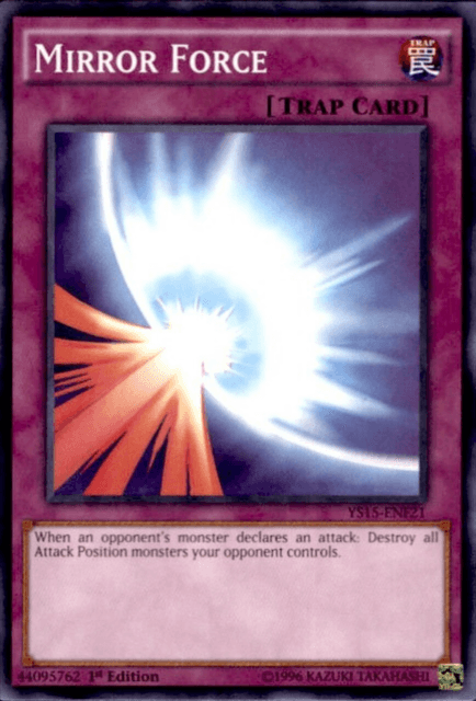 Mirror Force [YS15-ENF21] Shatterfoil Rare - Josh's Cards
