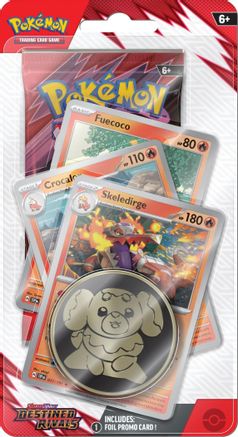 Pokemon: Destined Rivals Premium Checklane Blister [Skeledirge]
