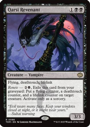 Qarsi Revenant (PPTDM-086) - Promo Pack: Tarkir: Dragonstorm