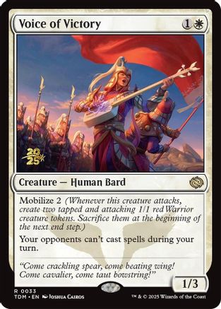Voice of Victory (PRE-033) - Prerelease Cards