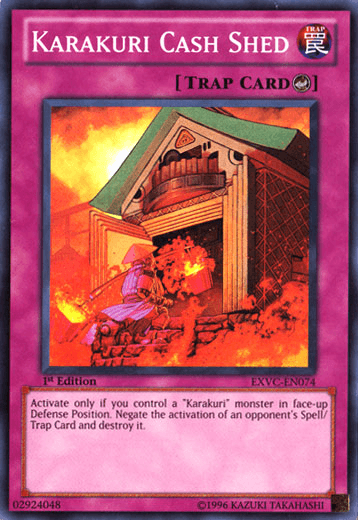 Karakuri Cash Shed [EXVC-EN074] Super Rare - Josh's Cards