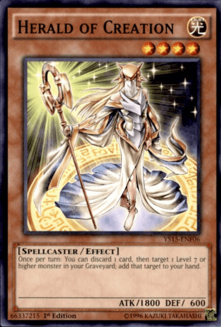 Herald of Creation [YS15-ENF06] Common - Josh's Cards