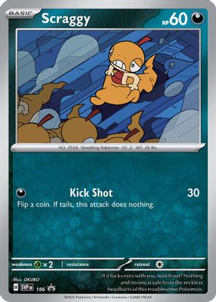 Scraggy 186 - SV Scarlet & Violet Promo Cards Holofoil