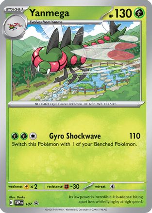 Yanmega 187 - SV Scarlet & Violet Promo Cards Holofoil