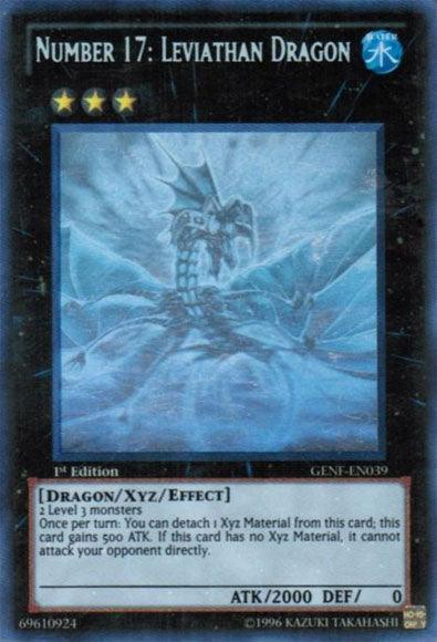 Number 17: Leviathan Dragon [GENF-EN039] Ghost Rare - Josh's Cards