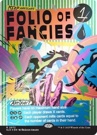 Folio of Fancies (Rainbow Foil) (SLD-2072) - Secret Lair Drop Series